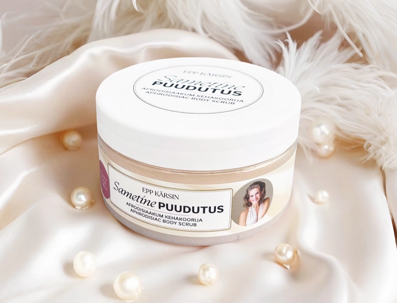 Epp Kärsini afrodisiaakum kehakoorija "Sametine PUUDUTUS"